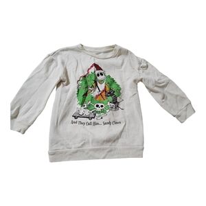 Kids Nightmare before Christmas Sandy Claws Sweatshirt size small
